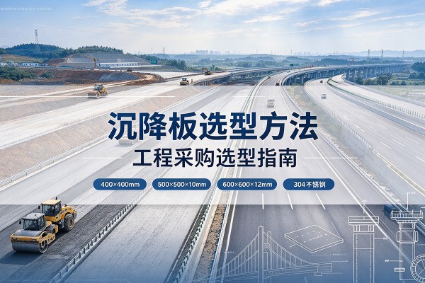萨迦沉降板选择方法