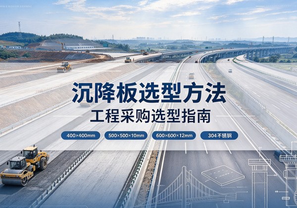 萨迦沉降板选择方法